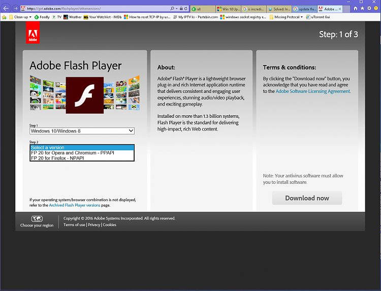 How to download flash player